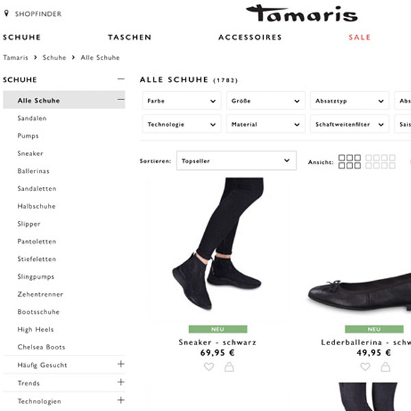Tamaris Online Plattform